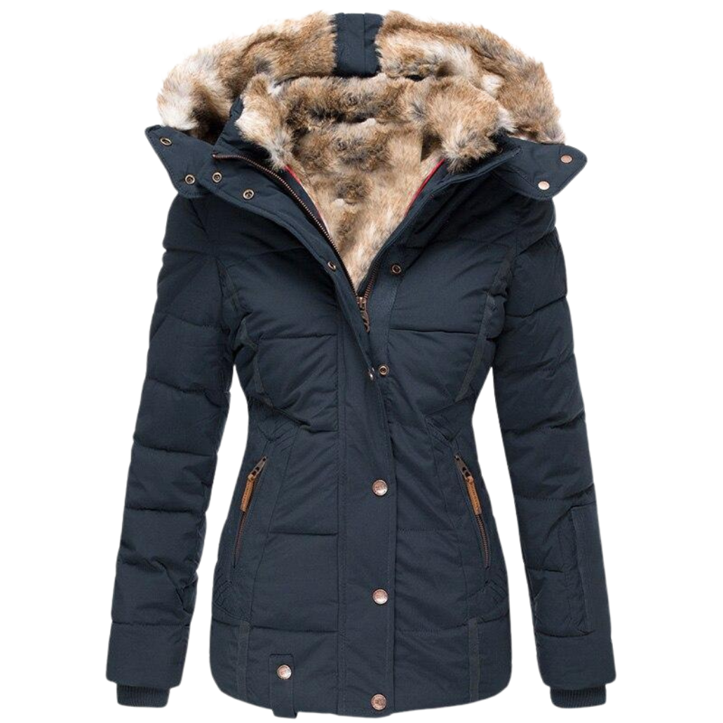 Elysia Fur Coat Casual with Hood