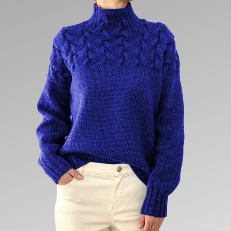 Davila Elegant & Warm High Neck Sweater