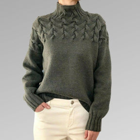 Davila Elegant & Warm High Neck Sweater