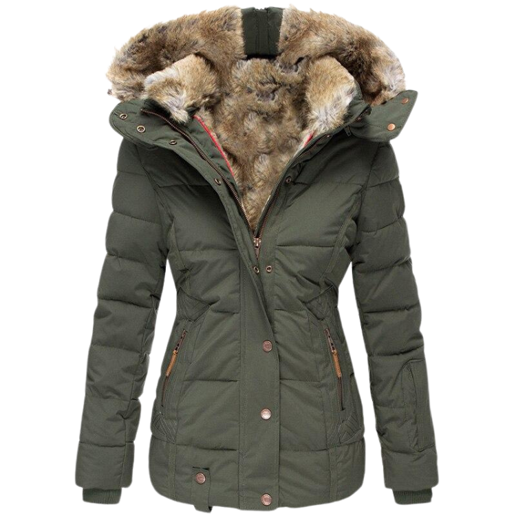 Elysia Fur Coat Casual with Hood