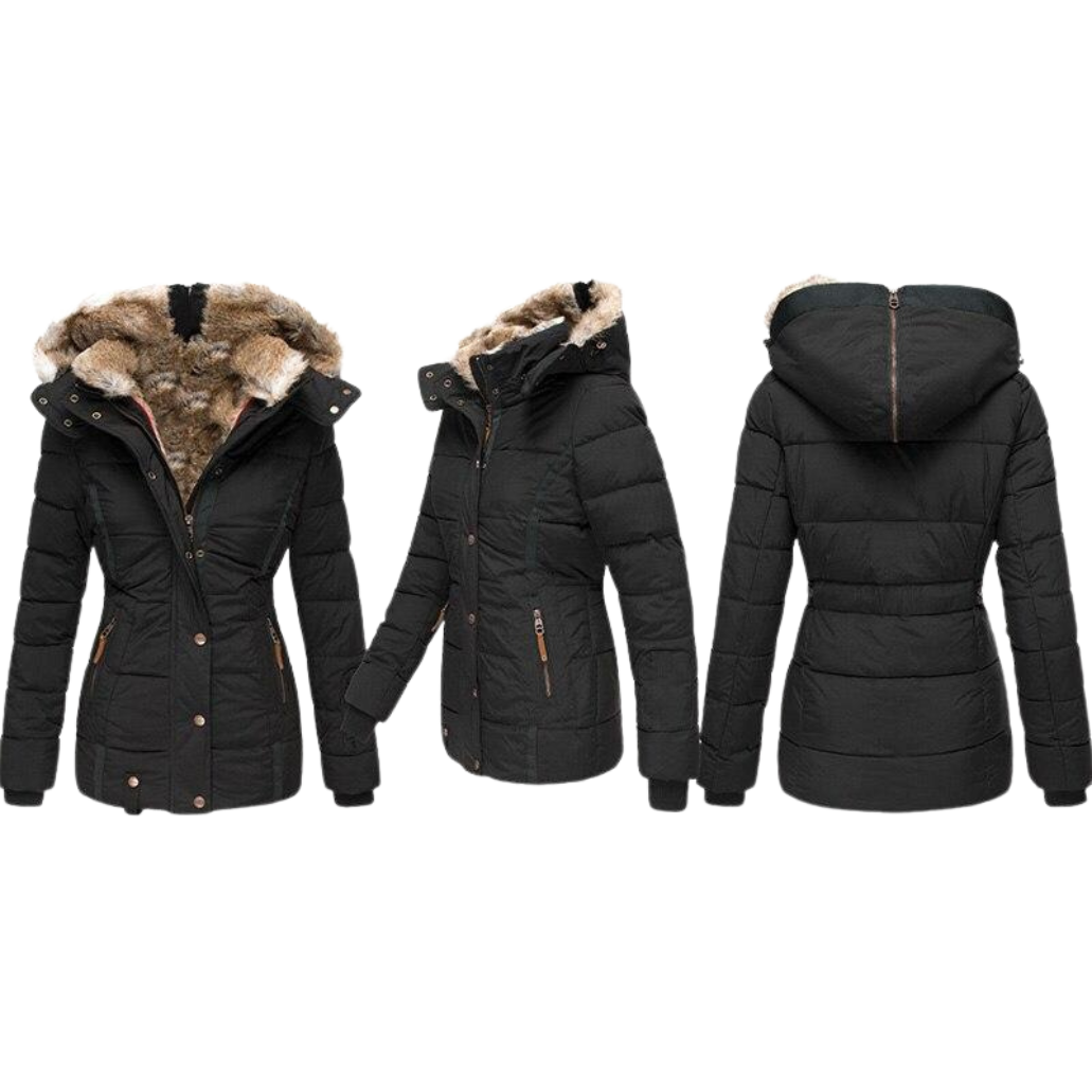 Elysia Fur Coat Casual with Hood